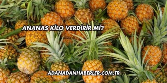 Ananas Kilo Verdirir mi?