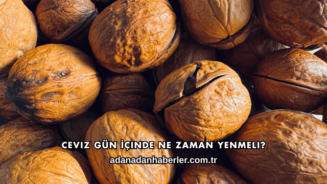 Ceviz Gün İçinde Ne Zaman Yenmeli?