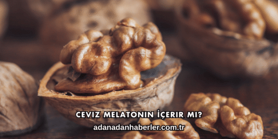 Ceviz Melatonin İçerir mi?