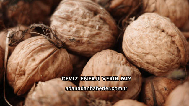 Ceviz Enerji Verir mi?