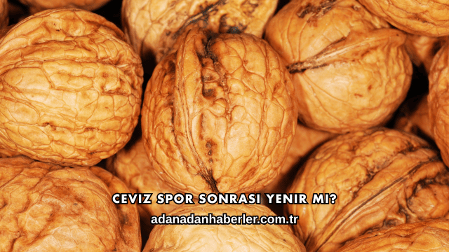 Ceviz Spor Sonrası Yenir mi?