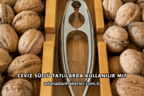 Ceviz Sütlü Tatlılarda Kullanılır mı?
