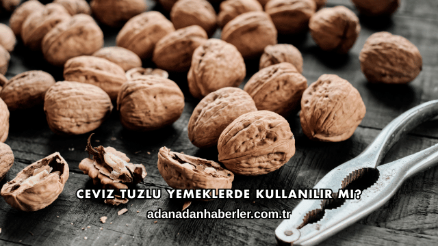 Ceviz Tuzlu Yemeklerde Kullanılır mı?