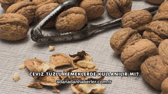 Ceviz Tuzlu Yemeklerde Kullanılır mı?