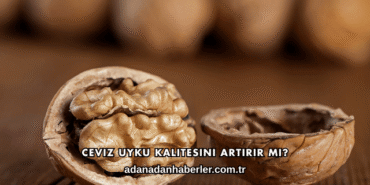 Ceviz Uyku Kalitesini Artırır mı?