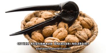 Cevizli Atıştırmalık Önerileri Nelerdir?