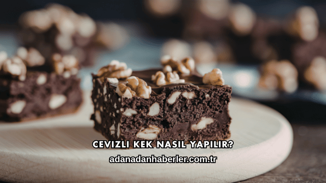 Cevizli Kek Nasıl Yapılır?