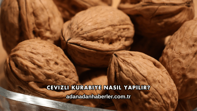 Cevizli Kurabiye Nasıl Yapılır?