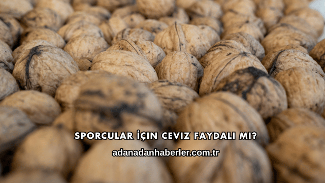 Sporcular İçin Ceviz Faydalı mı?